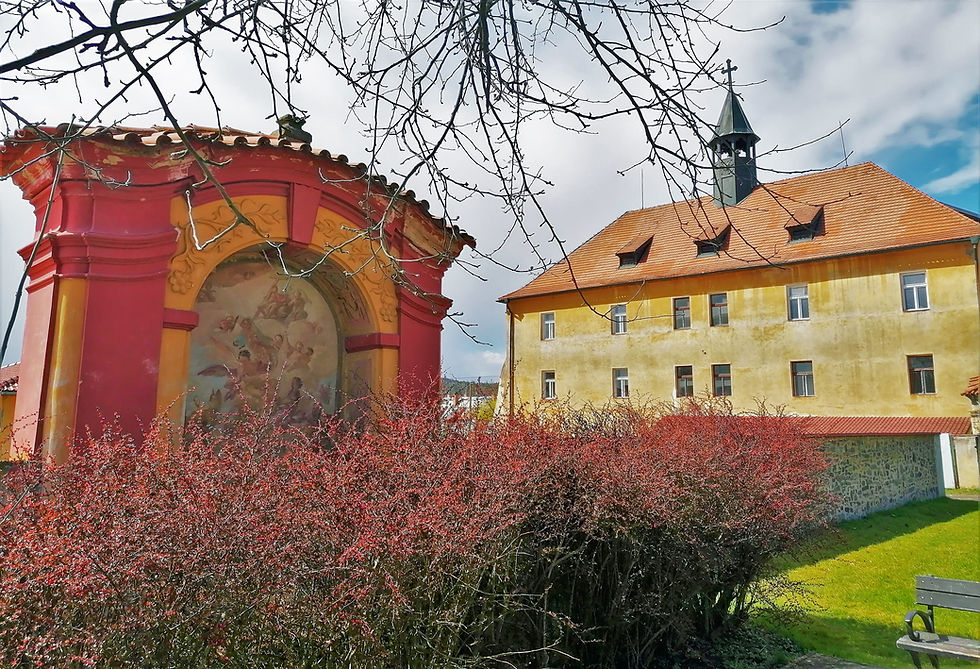 Jedna z nejzachovalejších kaplí křížové cesty na Hradištku