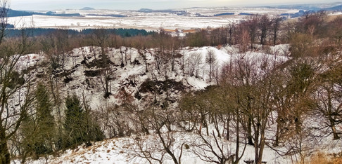 Velká pinka na vrcholu Komáří hůrky