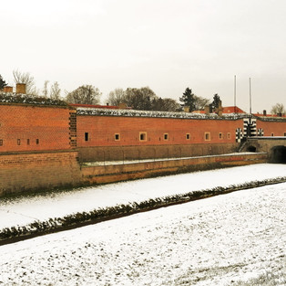 Tok Staré Ohře u Malé pevnosti v Terezíně