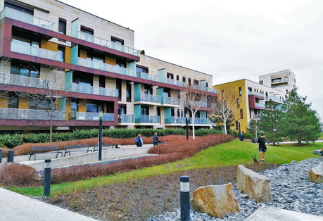 V lokalitě Baarova parku se dobře kombinuje bytová i kancelářská výstavba moderní metropole