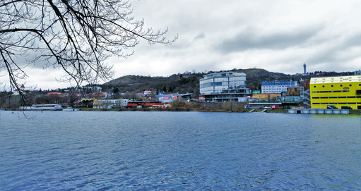 Pohled z Veslařského ostrova