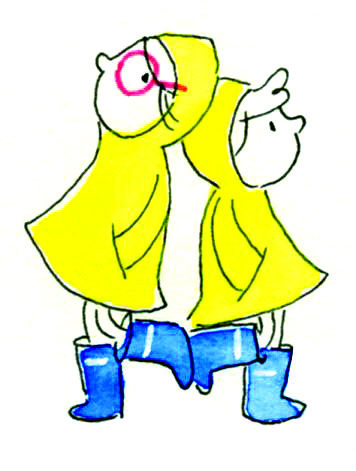 Miniature : L'escalier du dedans. "Les p'tits cirés"