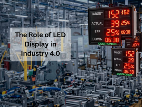The Role of LED Display in Industry 4.0