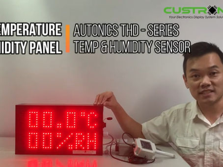 How Autonics Sensor Works With Custronics Temperature Display