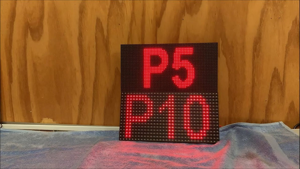 How to choose pixel pitch for indoor sign (P5 and P10)?