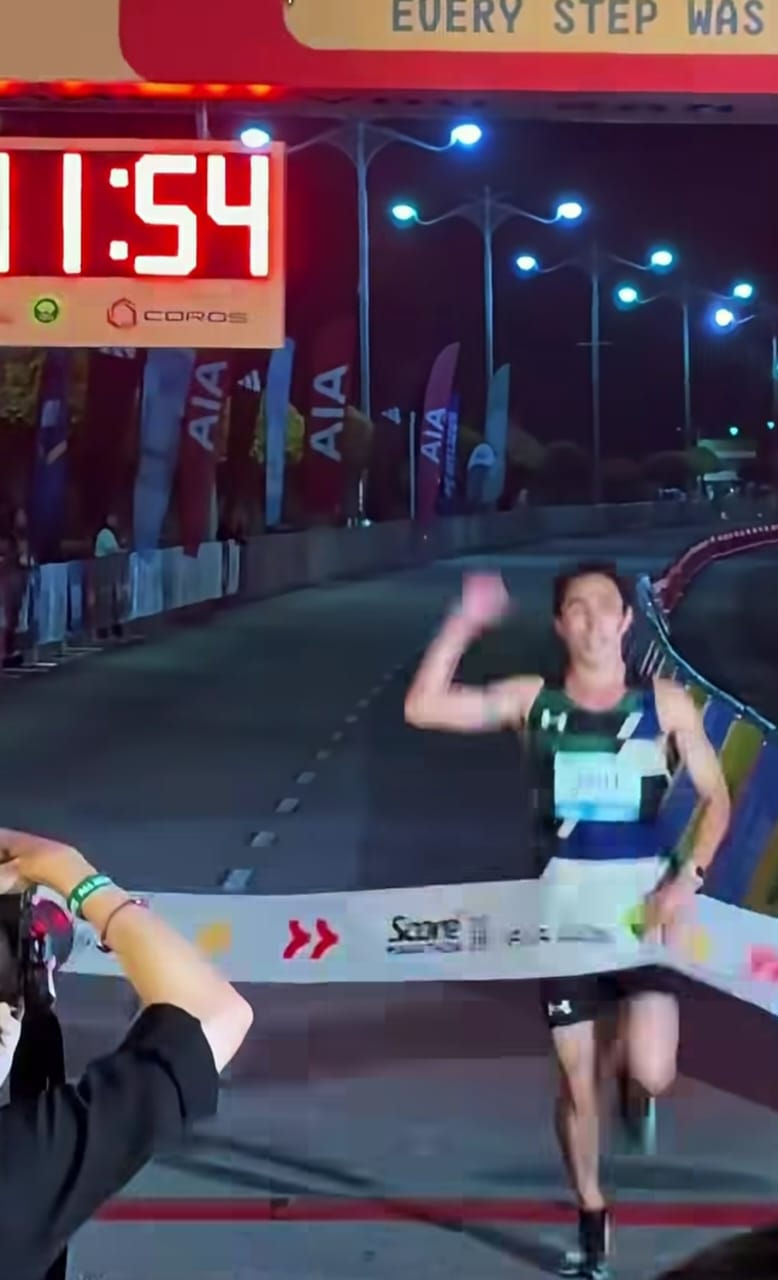 SCORE MARATHON 2026 event international half marathon 1st place