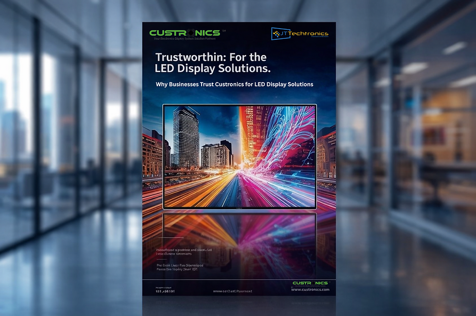 Why Businesses Trust Custronics for LED Display Solutions