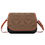 Thumbnail: Gothic Inspired PU Leather Shoulder Bag with Detachable Strap for Women
