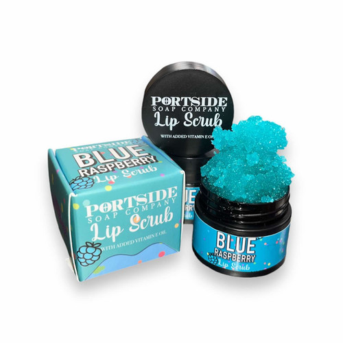 Blue Raspberry Lip Scrub | Portside Soap Compan