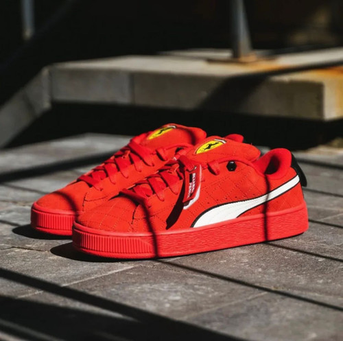 Rosso Corsa Puma Ferrari Suede 50 Buy Puma Suede XL Hero Scuderia Ferrari  Master Copy Shoe
