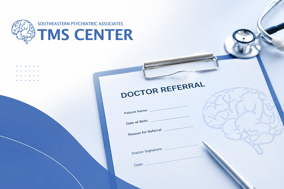 If you're exploring TMS therapy near Taunton for depression, one of the first questions you may have is: "Do I need a referral before I can start treatment?"