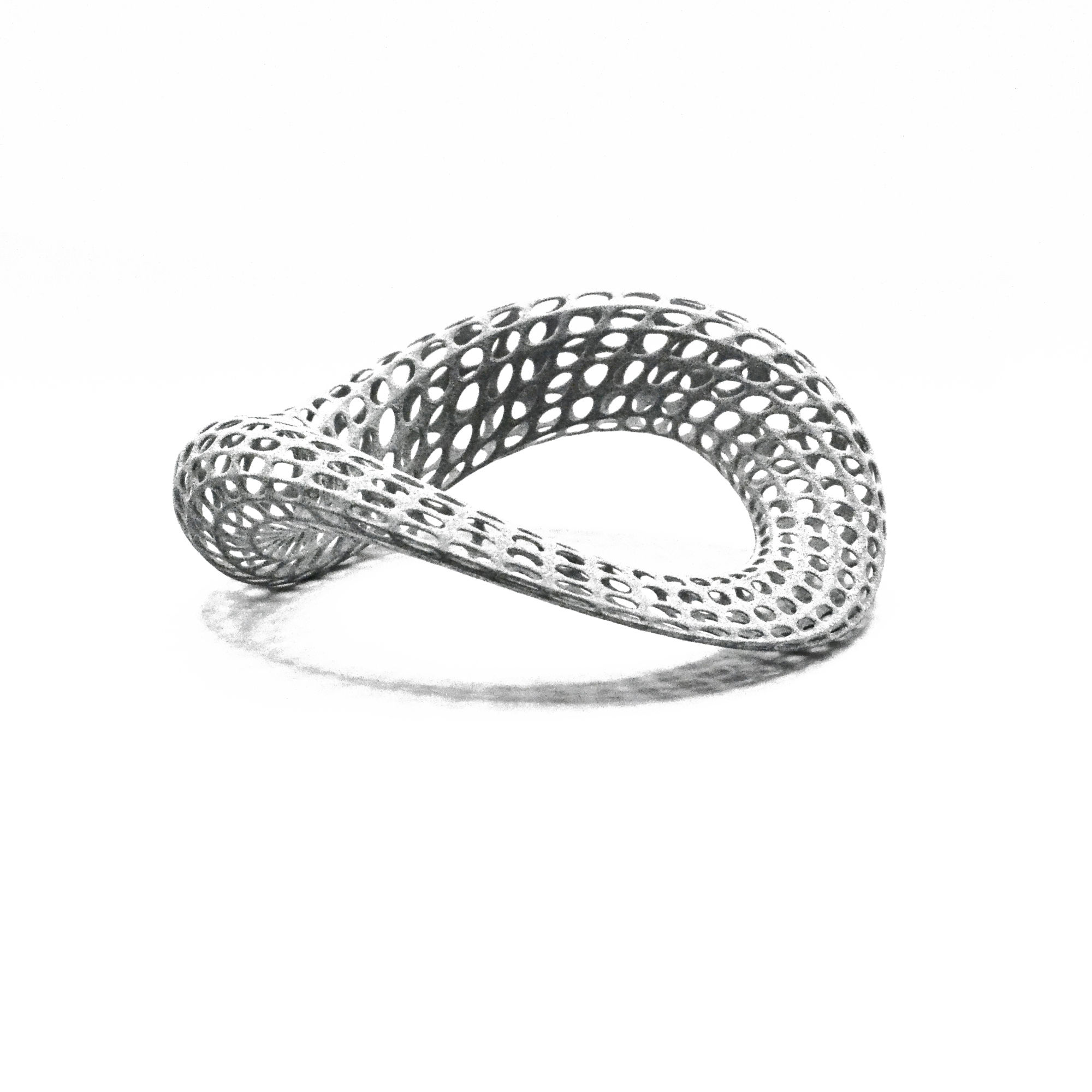 Bracelet Bending the Circle Grey