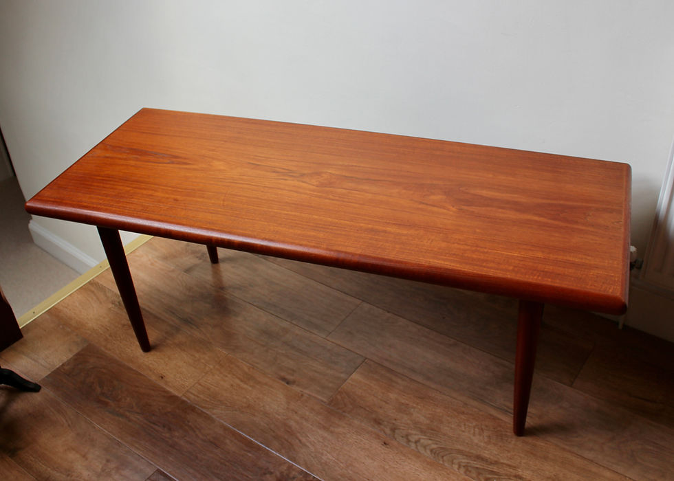 Thumbnail: Mid Century Danish Teak Coffee Table by C. F. Christensen for Silkeborg