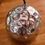 Thumbnail: Hammered Chrome 6 Light Cluster Ceiling Pendant Light
