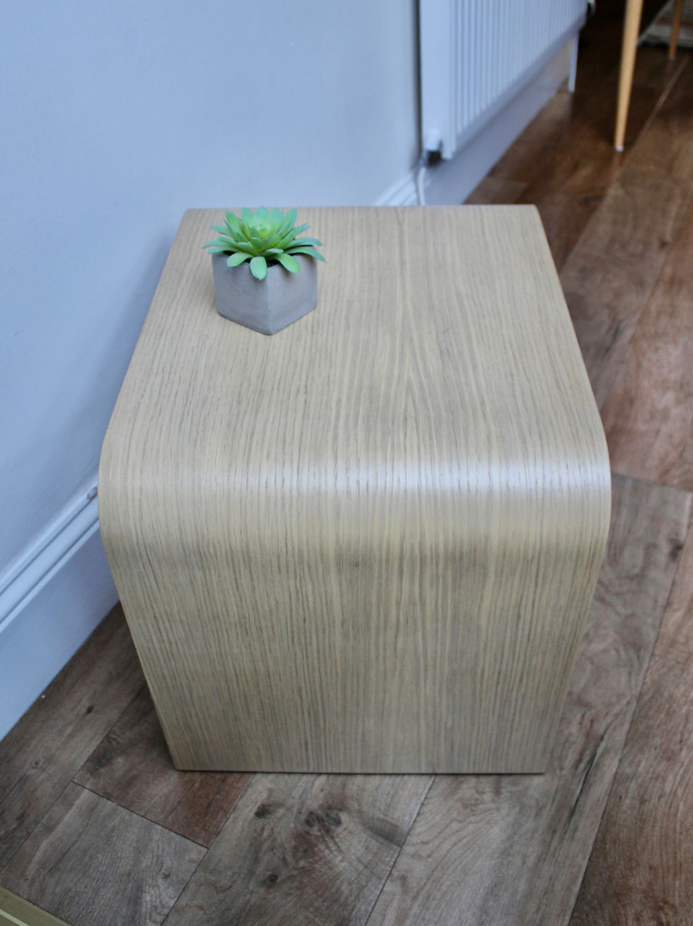 Thumbnail: Tom Schneider Wave Nest of Tables, Oak