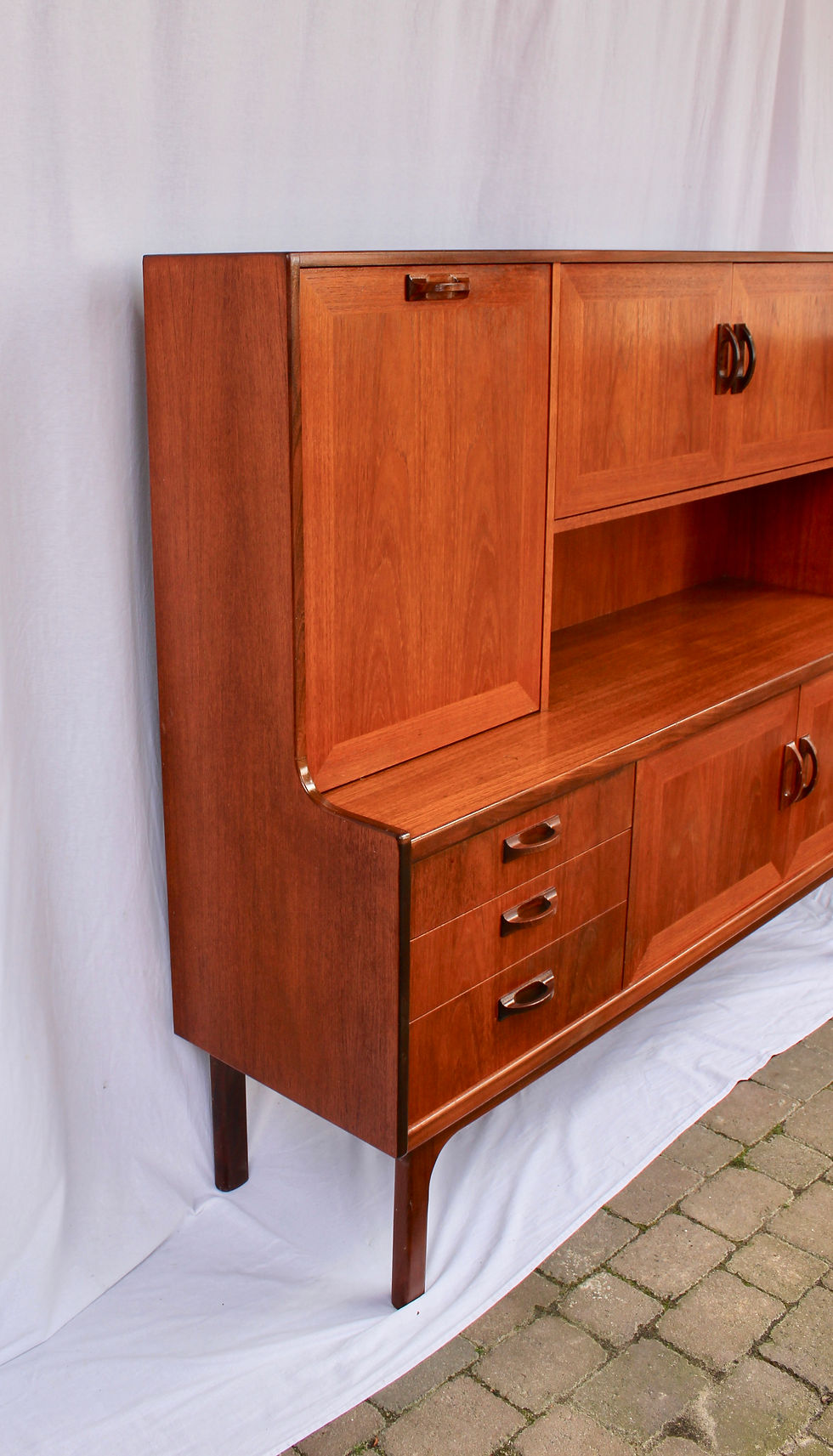 Thumbnail: Vintage Mid Century G Plan Sierra Range Teak Highboard/Sideboard