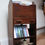 Thumbnail: Art Deco Antique Oak Magazine Rack and Bookcase
