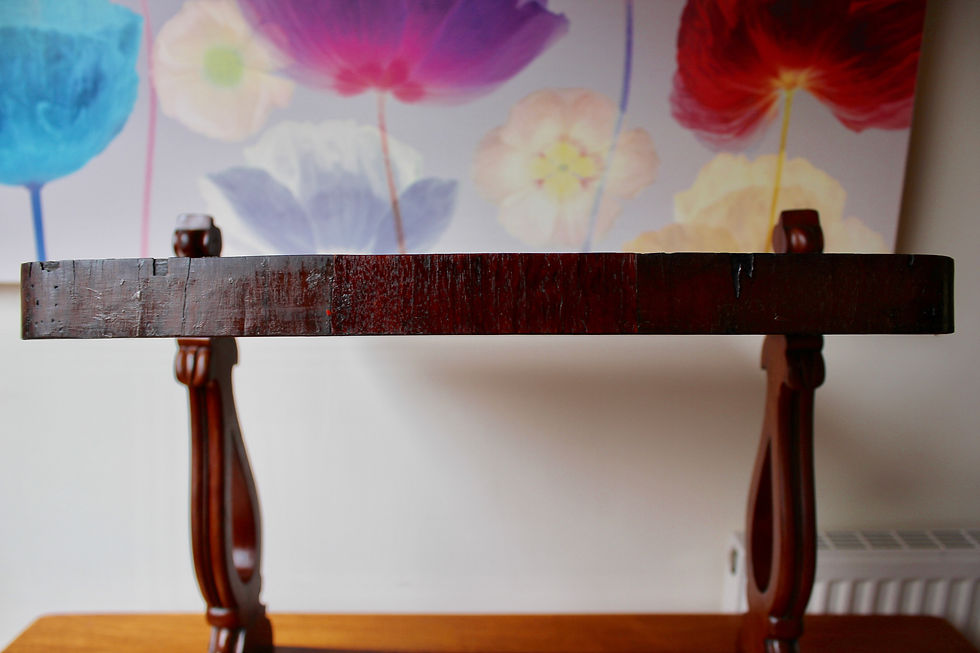 Thumbnail: Large Antique Victorian Mahogany Dressing Table Mirror