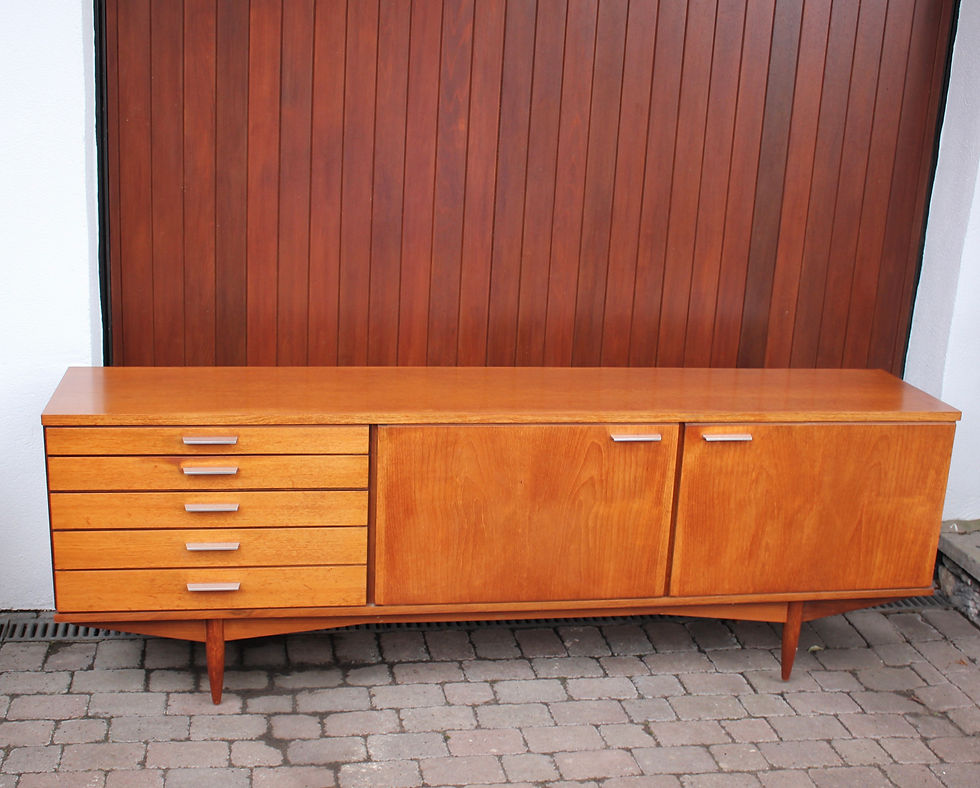 Thumbnail: Vintage Long Teak Sideboard by White & Newton