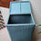 Thumbnail: Large Vintage Lloyd Loom Wicker Linen Laundry Basket