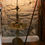 Thumbnail: Antique Tall Brass Ornate Table Lamp