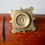 Thumbnail: Antique Brass Inkwell And Pen