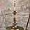 Thumbnail: Antique Tall Brass Ornate Table Lamp
