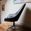 Thumbnail: Vintage Style Retro High Backed Swivel Armchair
