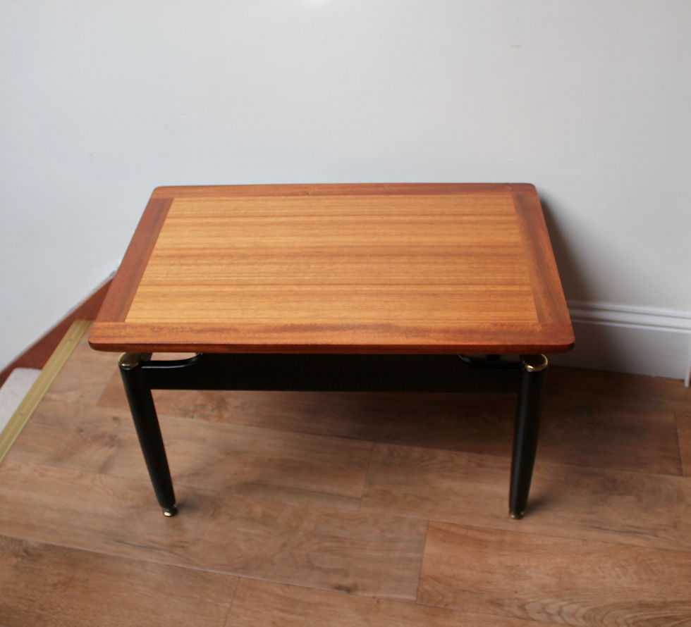 Thumbnail: Vintage G Plan E Gomme Coffee Table On Black Frame