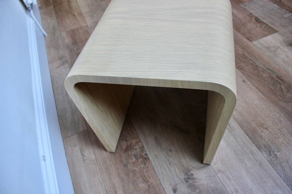 Thumbnail: Tom Schneider Wave Nest of Tables, Oak