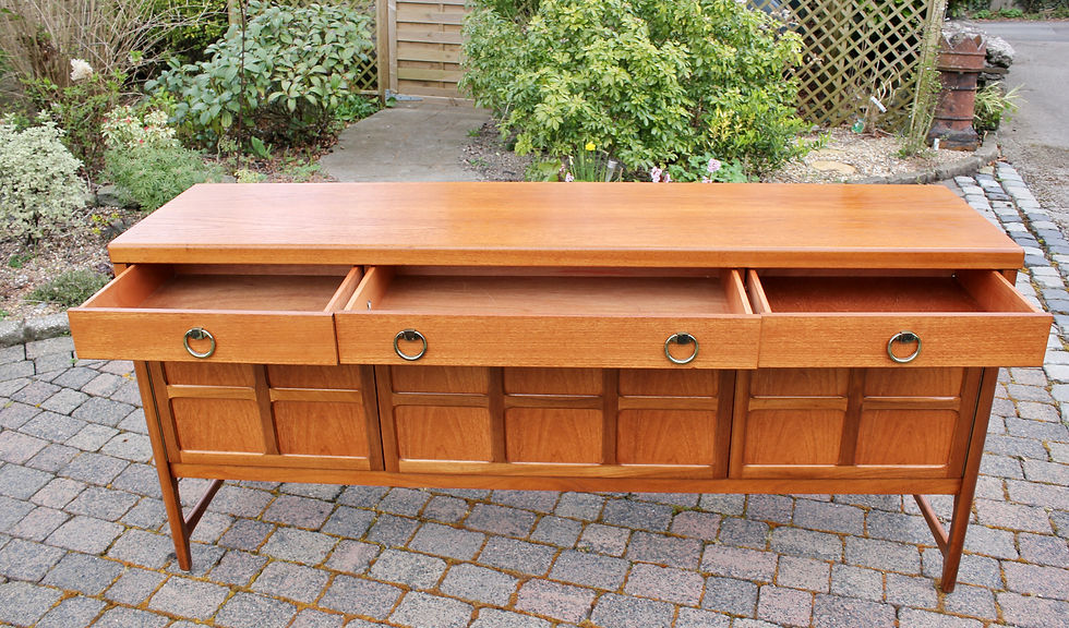 Thumbnail: Vintage Nathan Squares Teak Sideboard