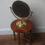 Thumbnail: A Mid Century Large Brass Free Standing Tilting Vanity, Dressing Table Mirror.