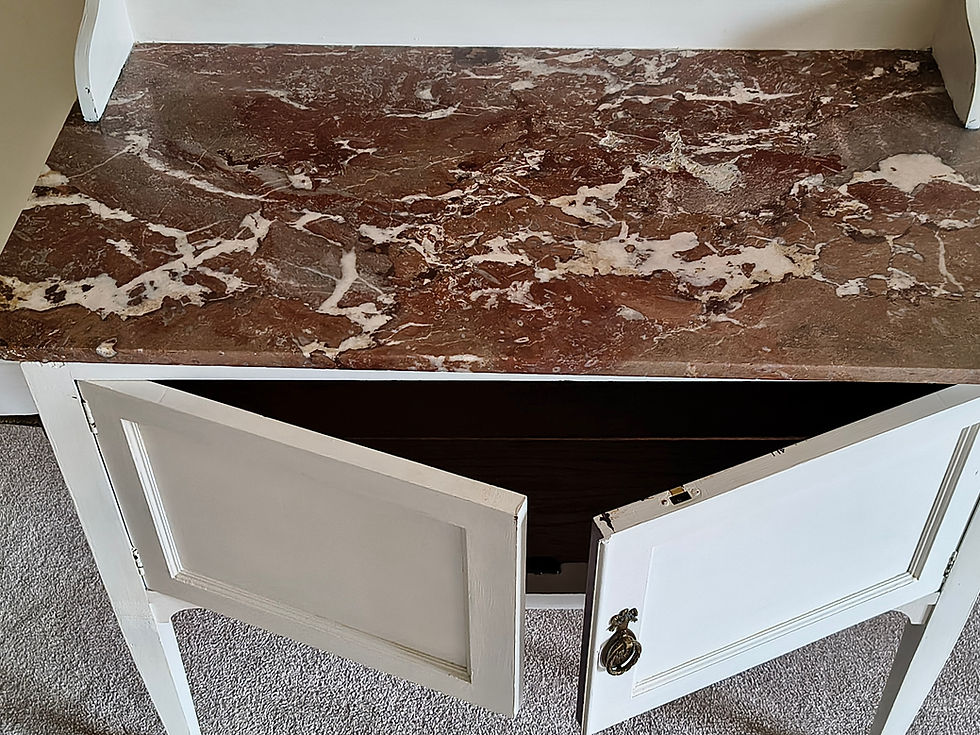 Thumbnail: Antique Marble Top Washstand