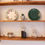 Thumbnail: Vintage Traditional Pine Wall Hanging Delph Plate Rack/Shelf with Heart Frieze