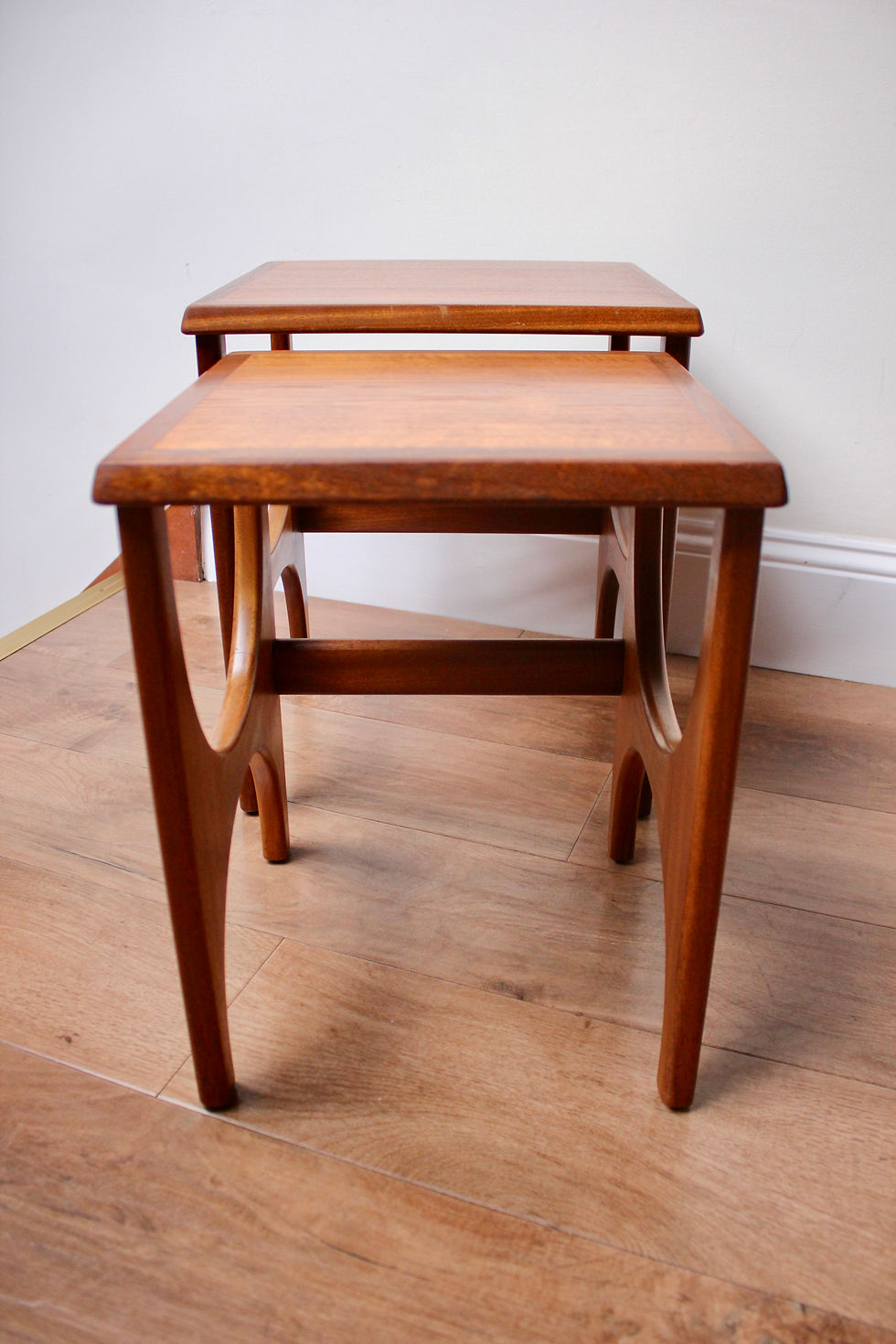 Thumbnail: Vintage Teak Nest of 2 Tables by Stonehill