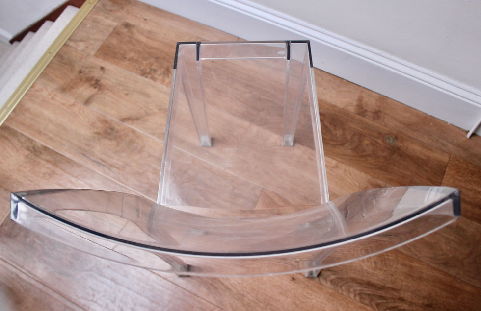 Thumbnail: A set of 4 Original Vintage La Marie Transparent Chairs by Starck for Kartell