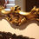 Thumbnail: Ornate Large Gilt Framed Wall Mirror of Rococo Design