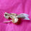 Thumbnail: Vintage Marcel Boucher Gold Plated Humming Bird Brooch No. 7087