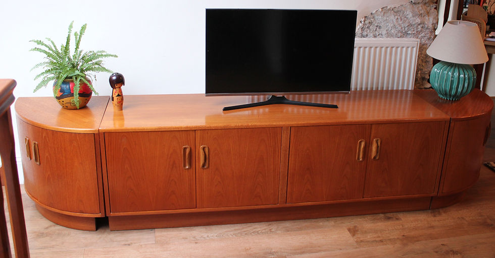 Thumbnail: Vintage Teak G Plan Low Sideboard/Media/ Drinks and Display Unit