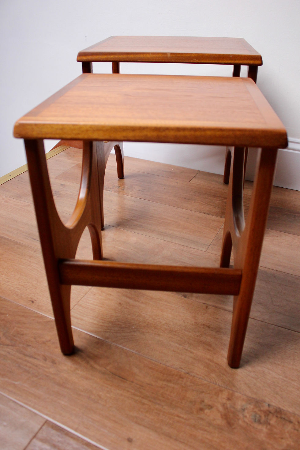 Thumbnail: Vintage Teak Nest of 2 Tables by Stonehill