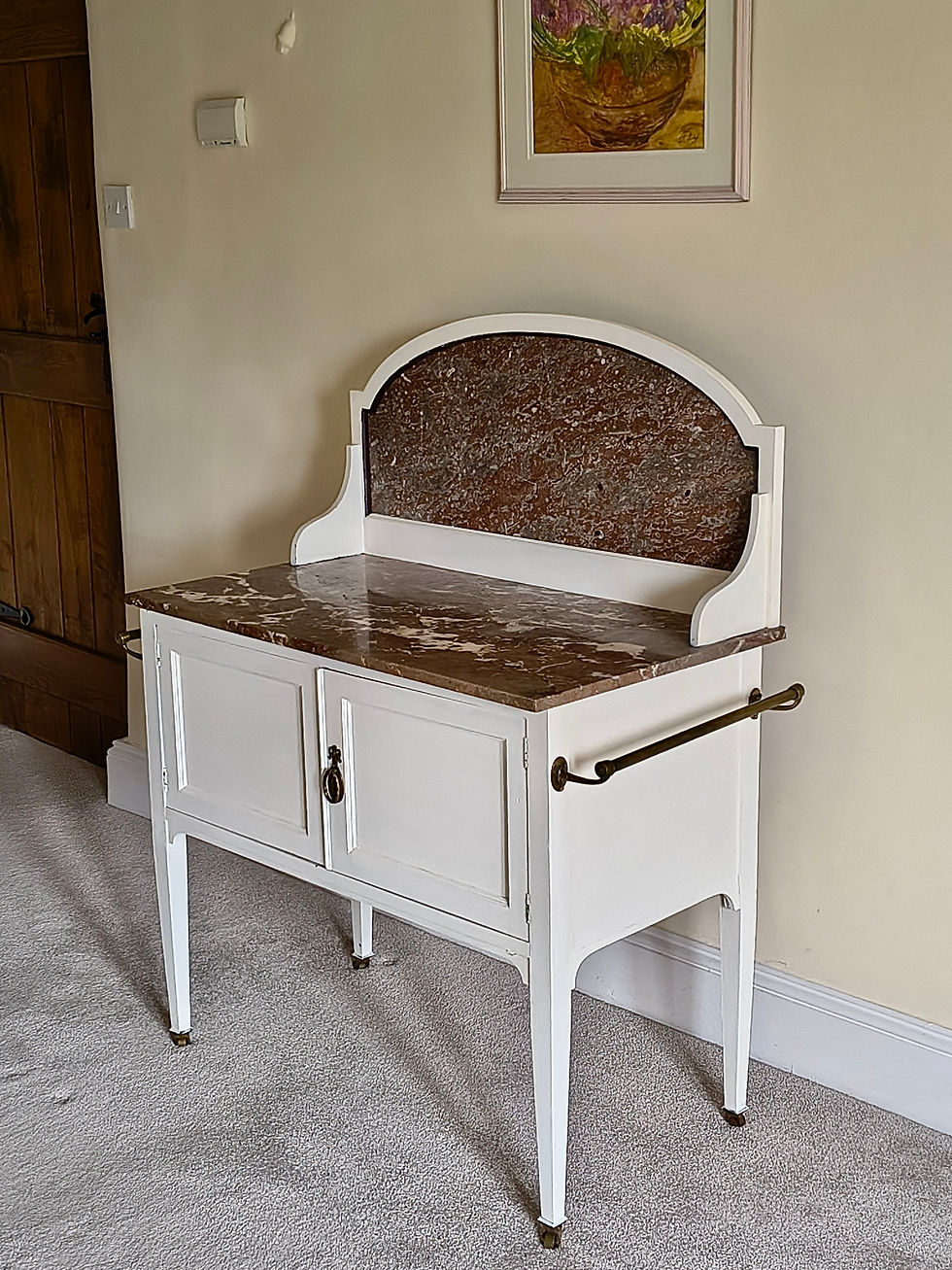 Thumbnail: Antique Marble Top Washstand