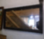 Ornate rectangular mirror