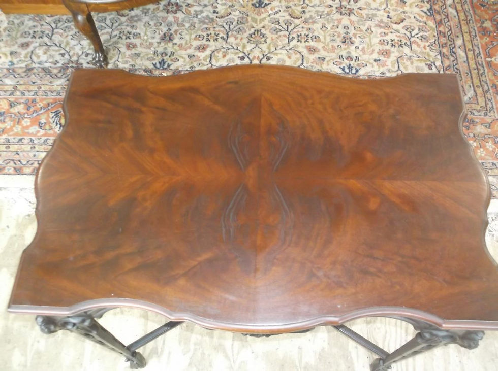 Thumbnail: heavily carved side table