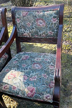 Restaurant Chairs BEFORE being Refinished and Reupholstered for NJ Country Club