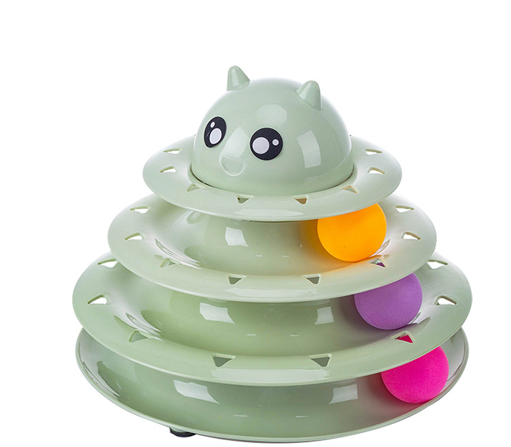 Thumbnail: Triple-Tier Cat Play Tower
