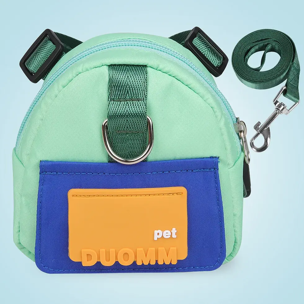 Thumbnail: Dog Backpack Harness with Leash