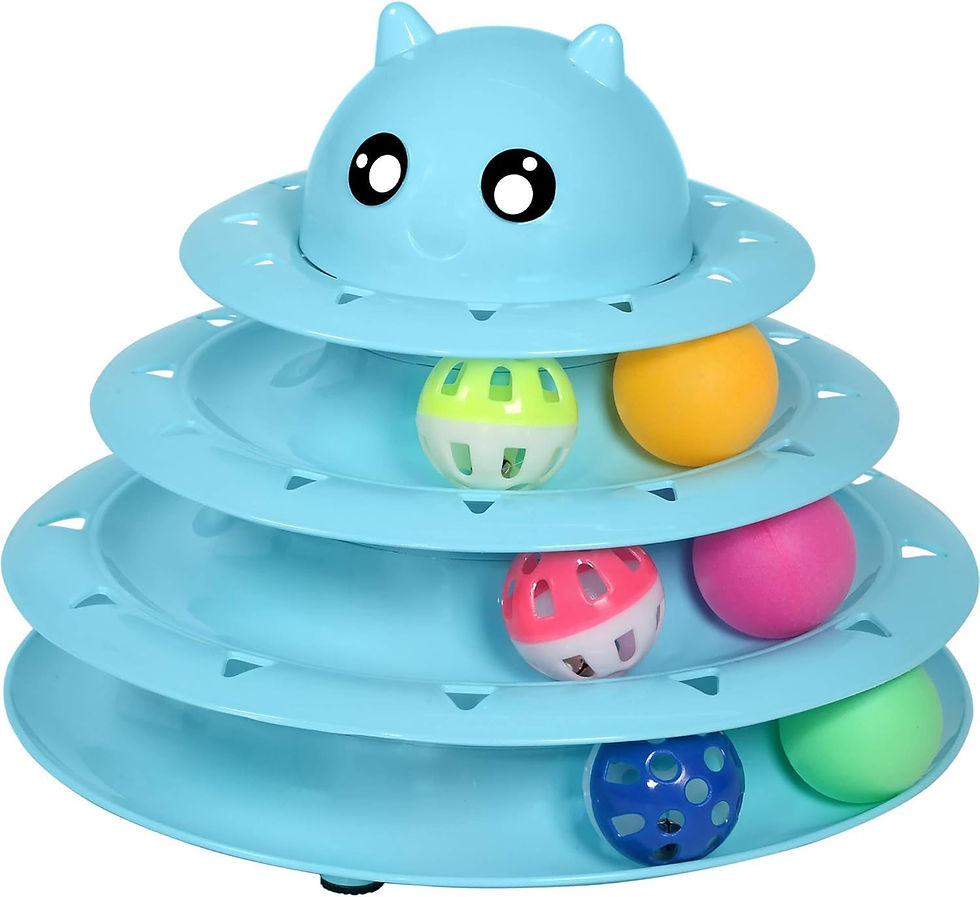 Thumbnail: Triple-Tier Cat Play Tower