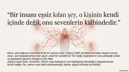İnsanı eşsiz kılan nedir: Bir bireyin benzersizliği kendi içinde değil, onu sevenlerin kalbindeki bağdadır.