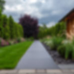 Firefly_Generate a realistic, modern image of a custom residential landscaping project