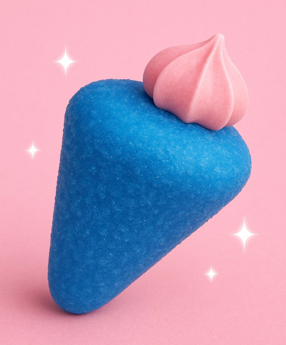 Fraise Bleue Géante Guimauve (x1)